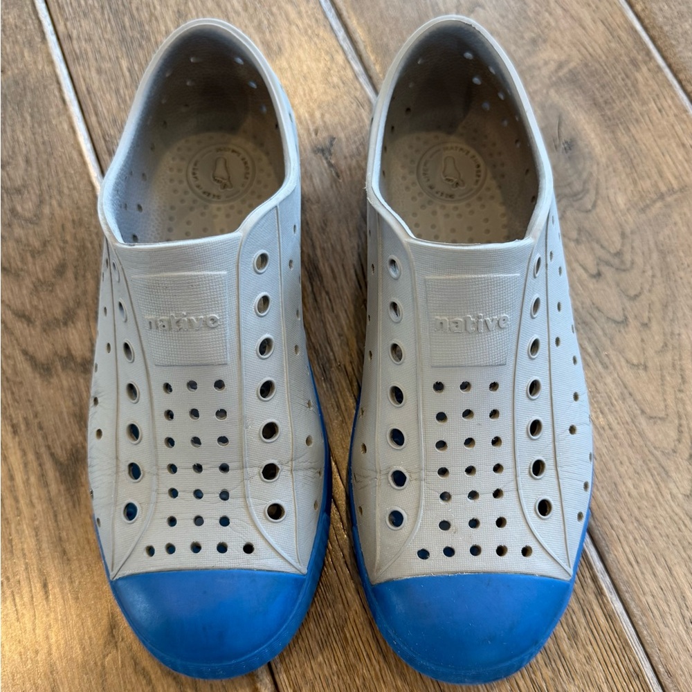 Native Kids Shoes - Blue and Gray